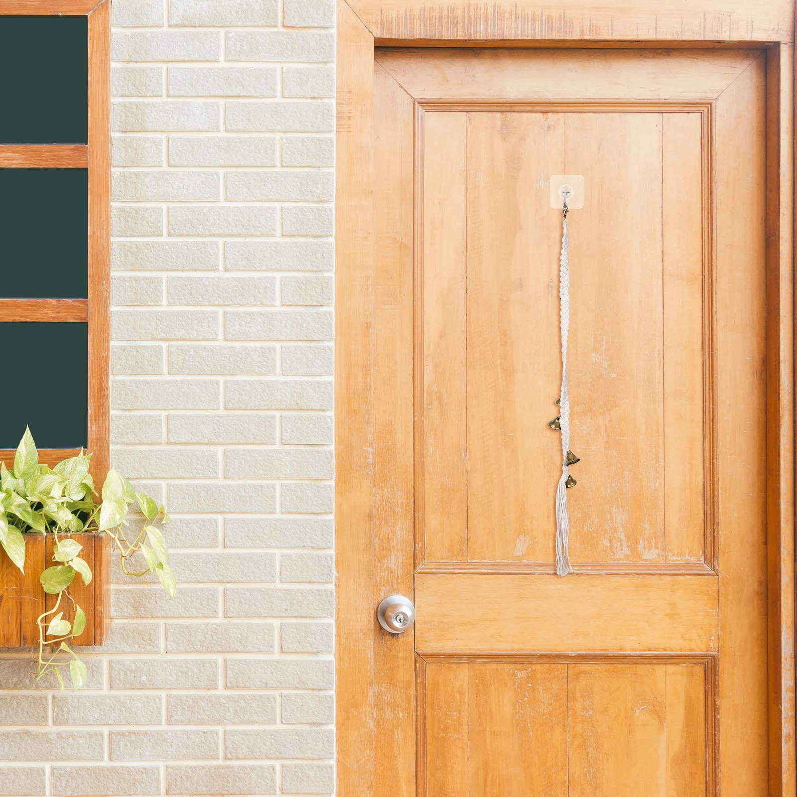 

Adjustable Cotton Hanging Bells Door Hanger Doorbell 74x3cm B Style Vintage Bell for Home Garden Shop Yard Decoration