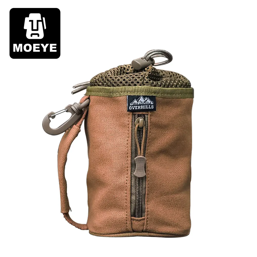 MOEYE Outdoor Camping Hanging Canvas Storage Bag Mosquito Repellent Lamp Floor Nails Storage Outdoor Tissue Storage Bag