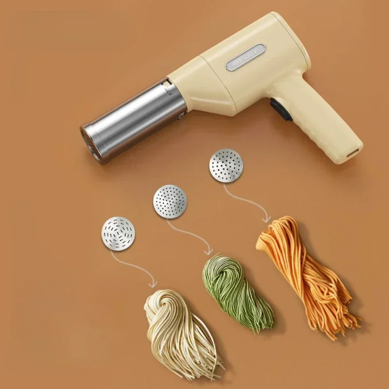 Manual Noodle Maker Fully Automatic Small Electric Handheld Noodle Press Noodle Squeezing Gun Wireless Home