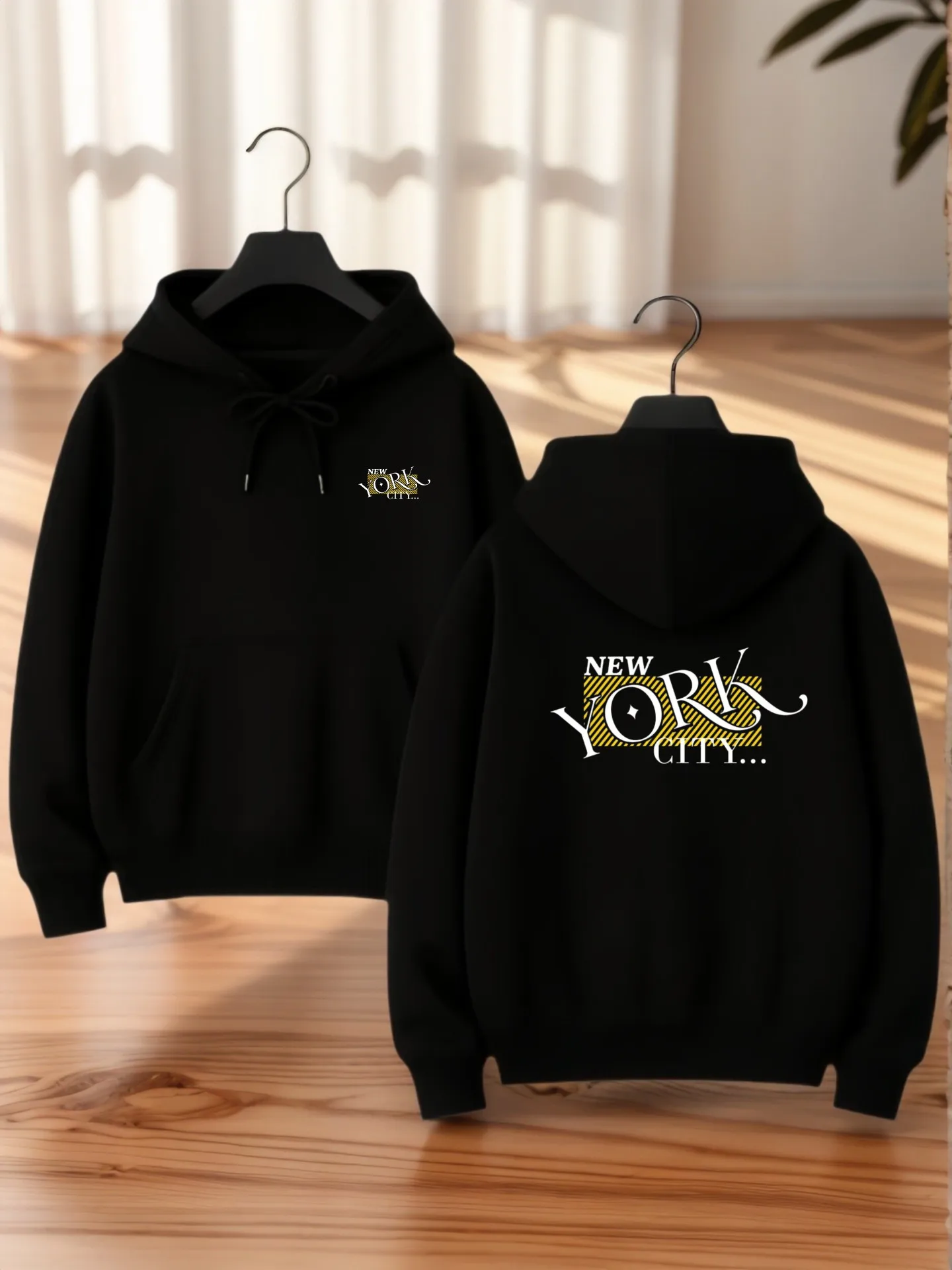 Sudadera con capucha gráfica para mujer, América, estampado de cereza temática, diseño estético informal, tela suave, uso diario informal, para hombres jóvenes