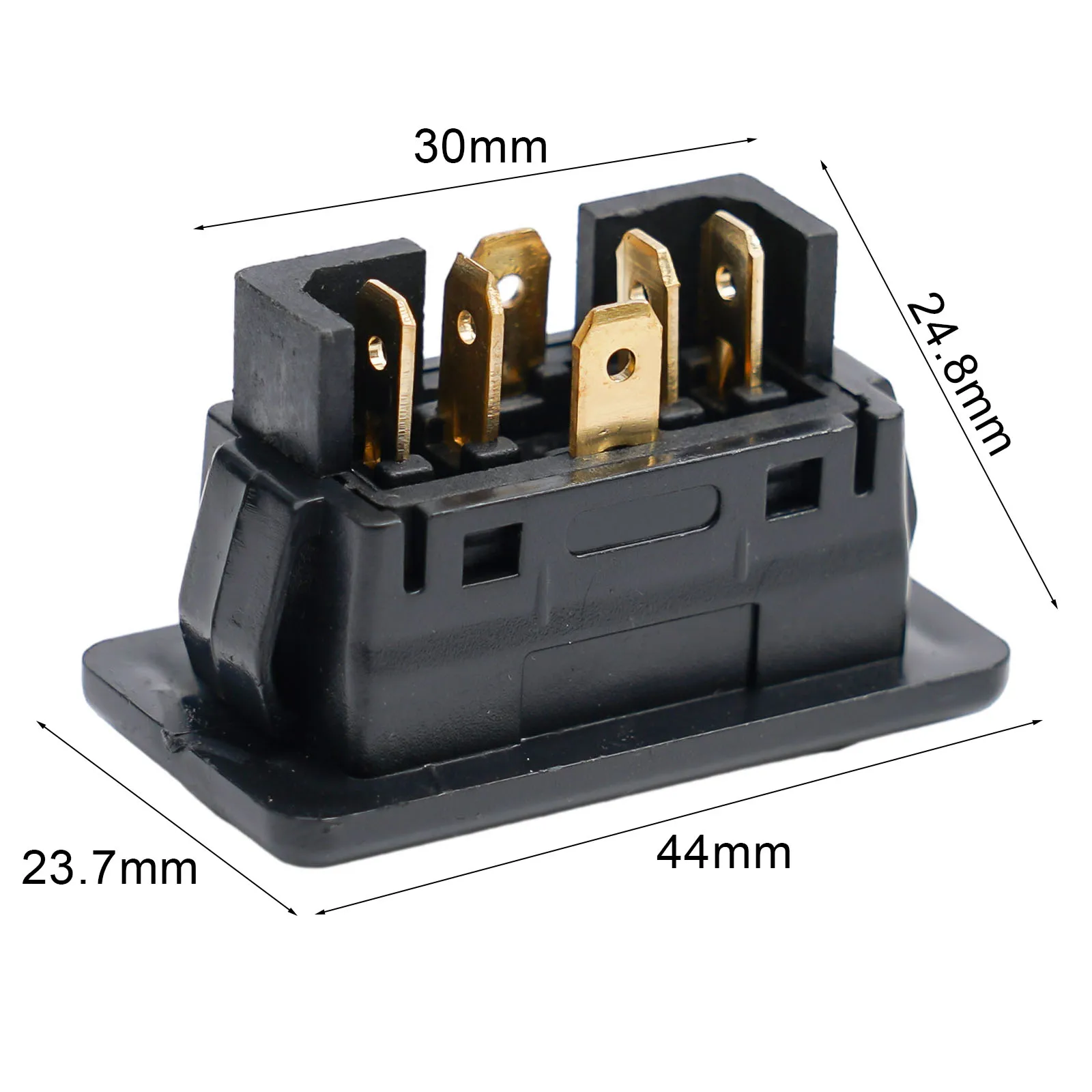 Car Electric Power Switch Button With Green Light 6-Pin 12/24V 20A ON/OFF Window Glass Lifter Switch High Quality Accessories