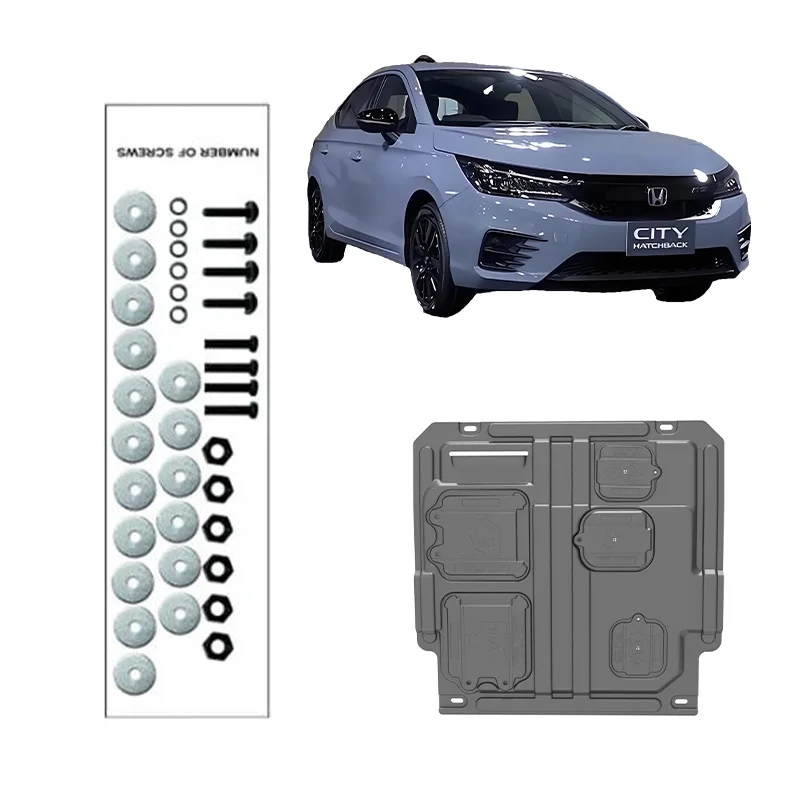 Exact Fit 3D Scanned Underbody Guard Engine Protection Plate Assurance For Honda City  2008-2014 1.5L 1.8L