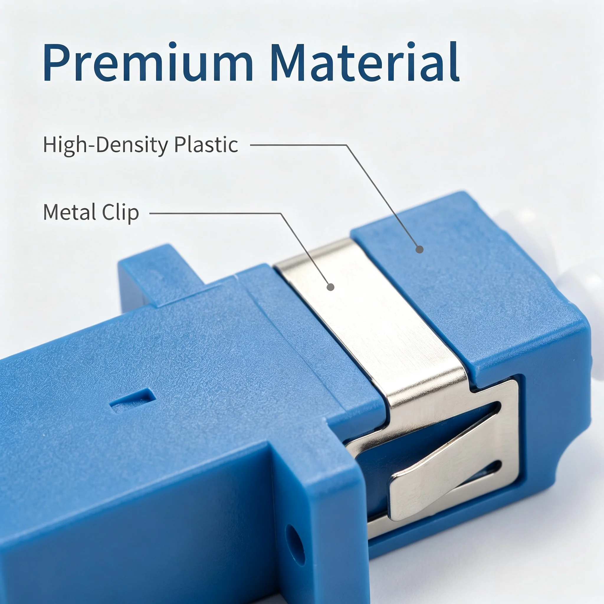 SUMMITEK 10PCS 50PCSDual LC APC UPC Optical Fiber Optic Connector Plastic Duplex Single-Mode Coupler Special For Network Plug