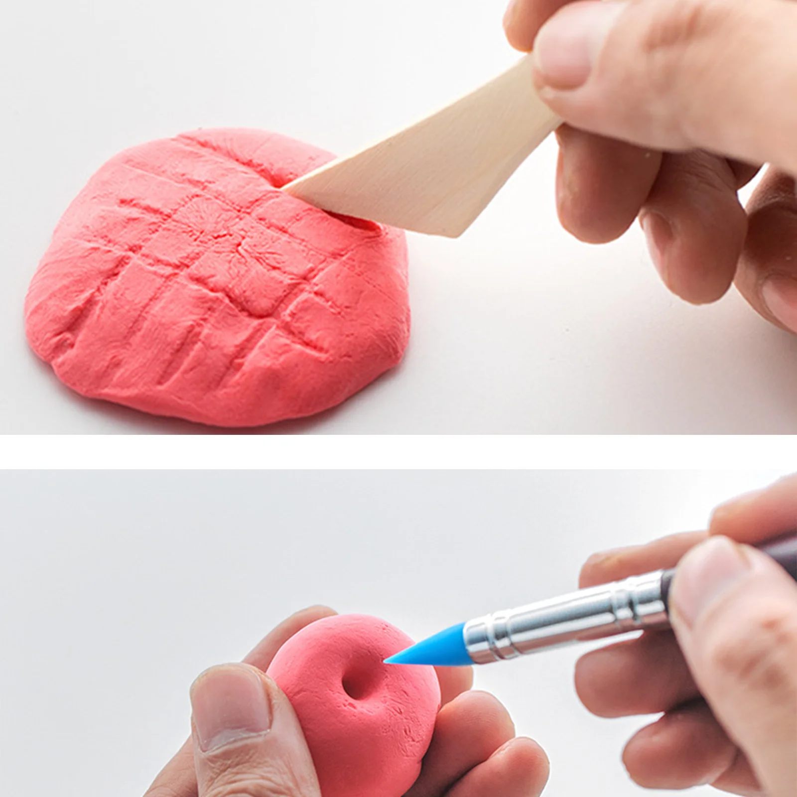 

1Set Clay Tools Sculpting Tool Set for DIY Polymer Clay Art Crafting Carving Tools Creative Play Learning