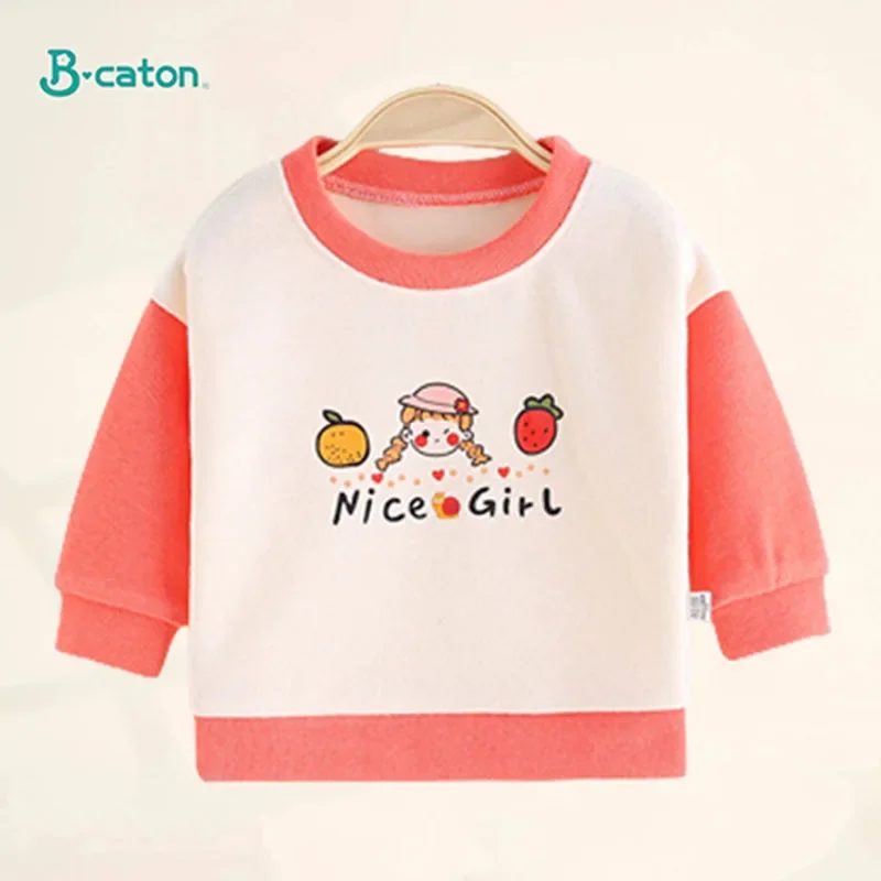 Children\'s Sweatshirt Kids Clothing Boys Girls T-shirt Cotton Elastic Sweater Long Sleeve Pullover Baby Toddler Clothes