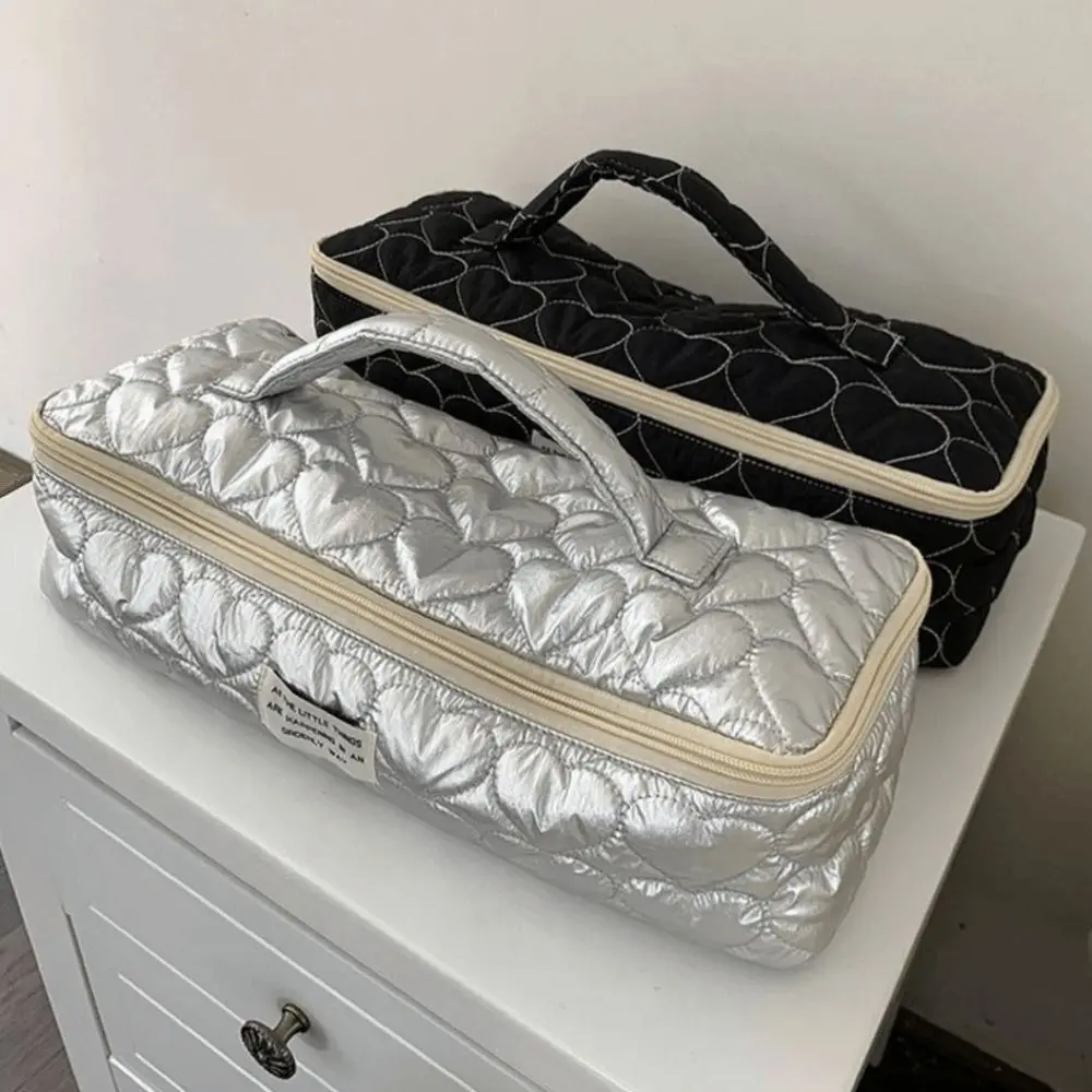 

Модная большая вместительная сумка для хранения фена, дорожная дизайнерская косметичка на молнии, легкая прочная косметичка для женщин