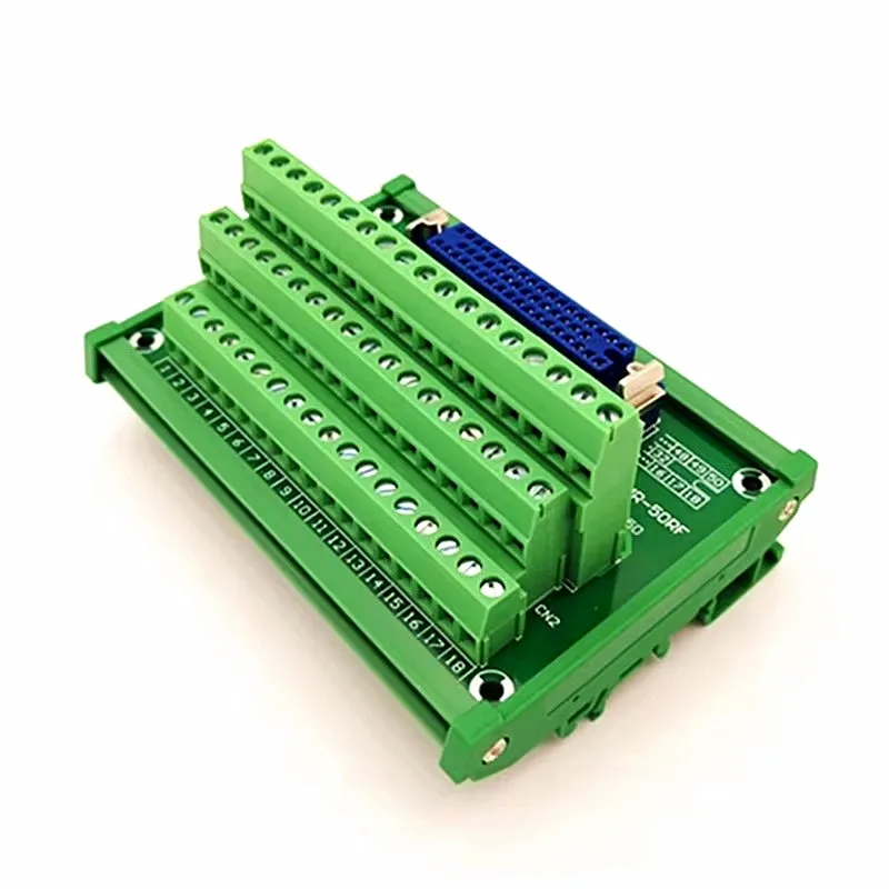 MR-50F DIN Rail Mount Interface Module Male Header Breakout Board I/O Terminal Block.