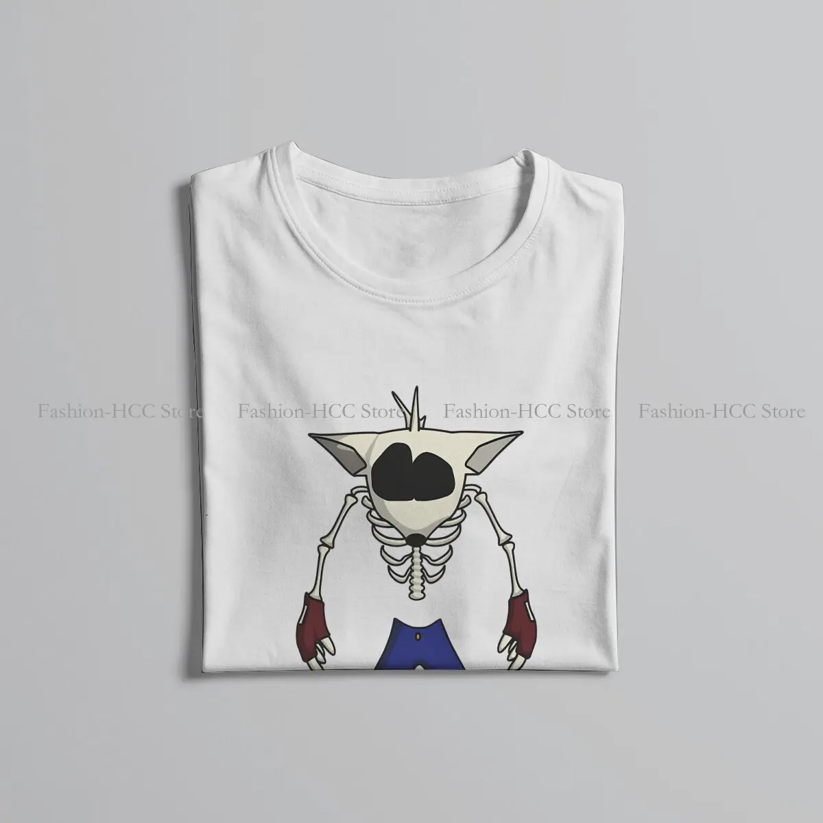 Skele Bandicoot Harajuku Polyester TShirt Crash Bandicoot Style Streetwear Casual T Shirt Men Tee