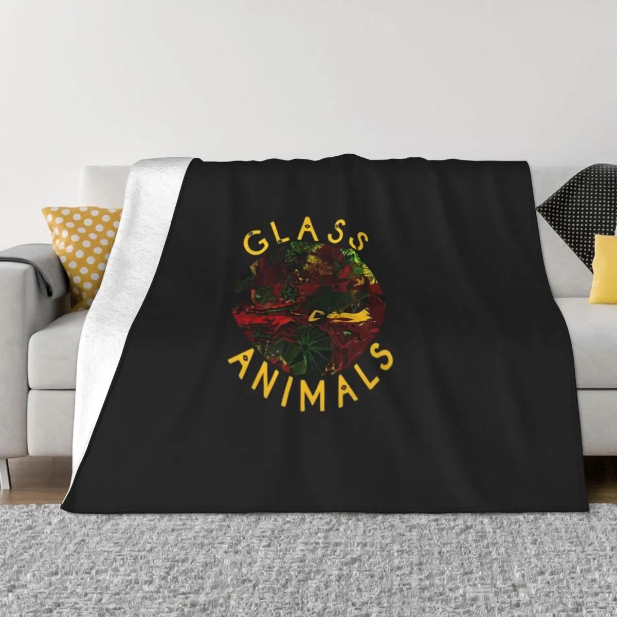 Glass Animals Throw Blanket Comforter Blanket bed plaid