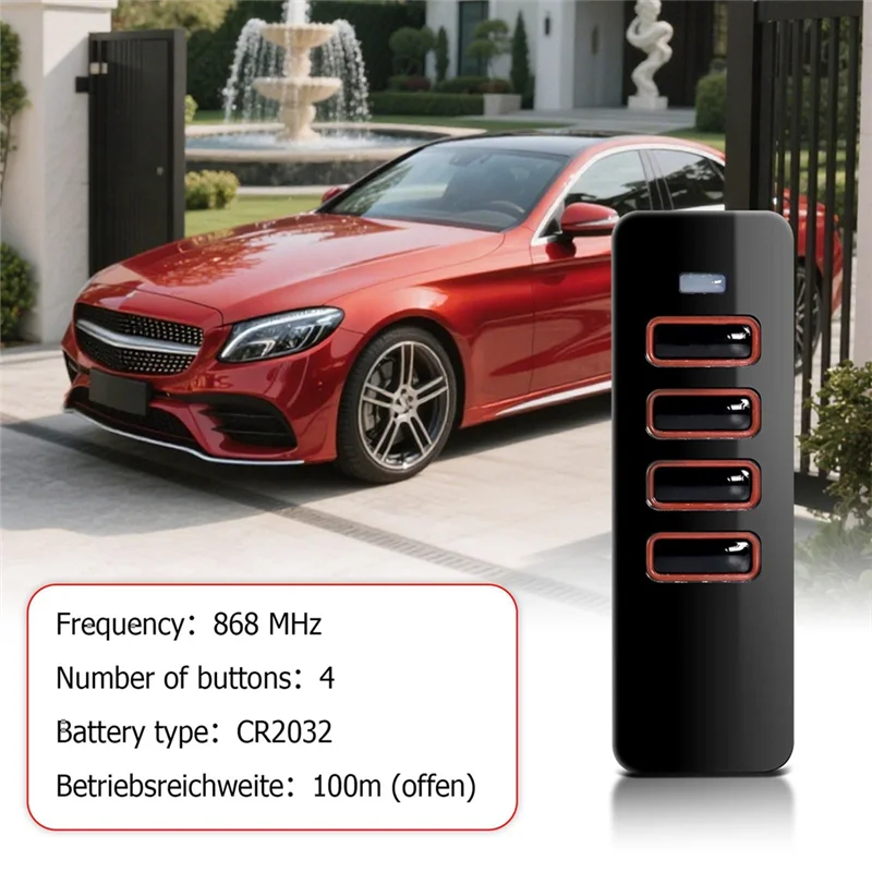 BAAY 868Mhz Afstandsbediening Voor Sommer 4018 Parel Garage Voor Zomer Afstandsbediening Gate Operator 4 Kanaals Zender 3 stuks