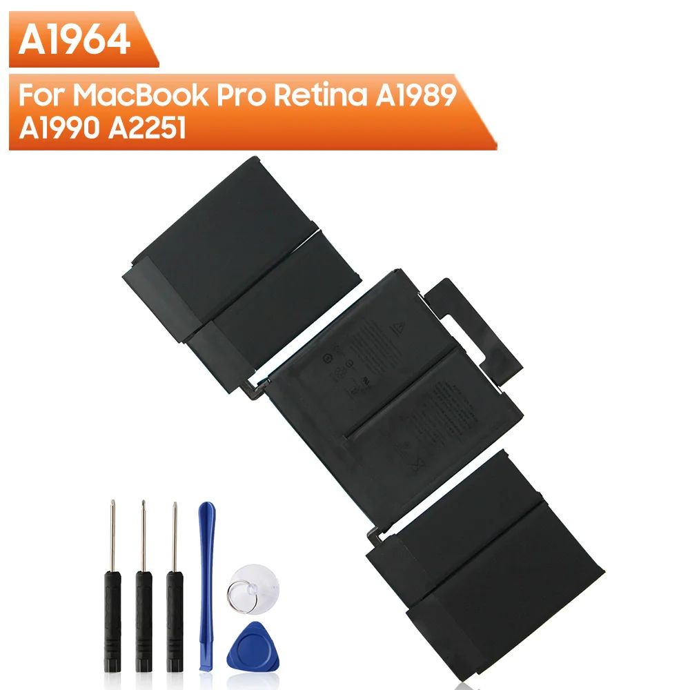 Replacement Battery A1964 For MacBook Pro Retina A1989 A1990 A2251 Rechargeable Battery with free tool