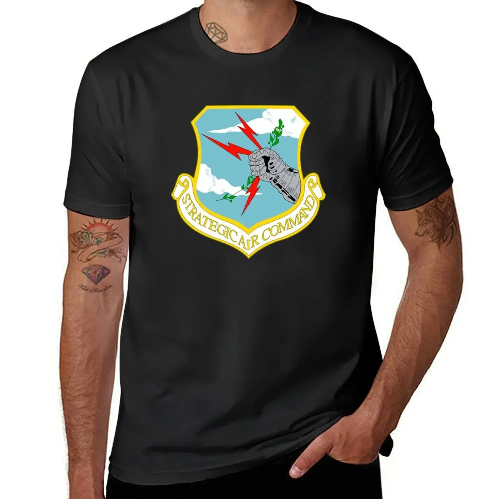 Strategic Air Command T-Shirt vintage kawaii clothes Men's t-shirts