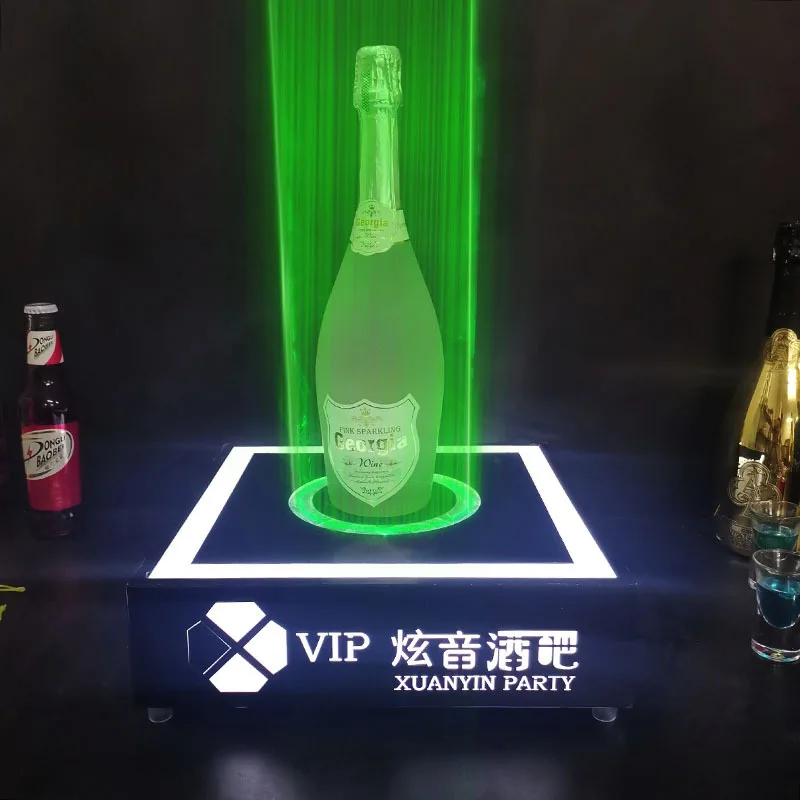 

Manufacturer self-sold KTV bar luminous wine holder LED laser foreign base nightclub champagne holder laser holde