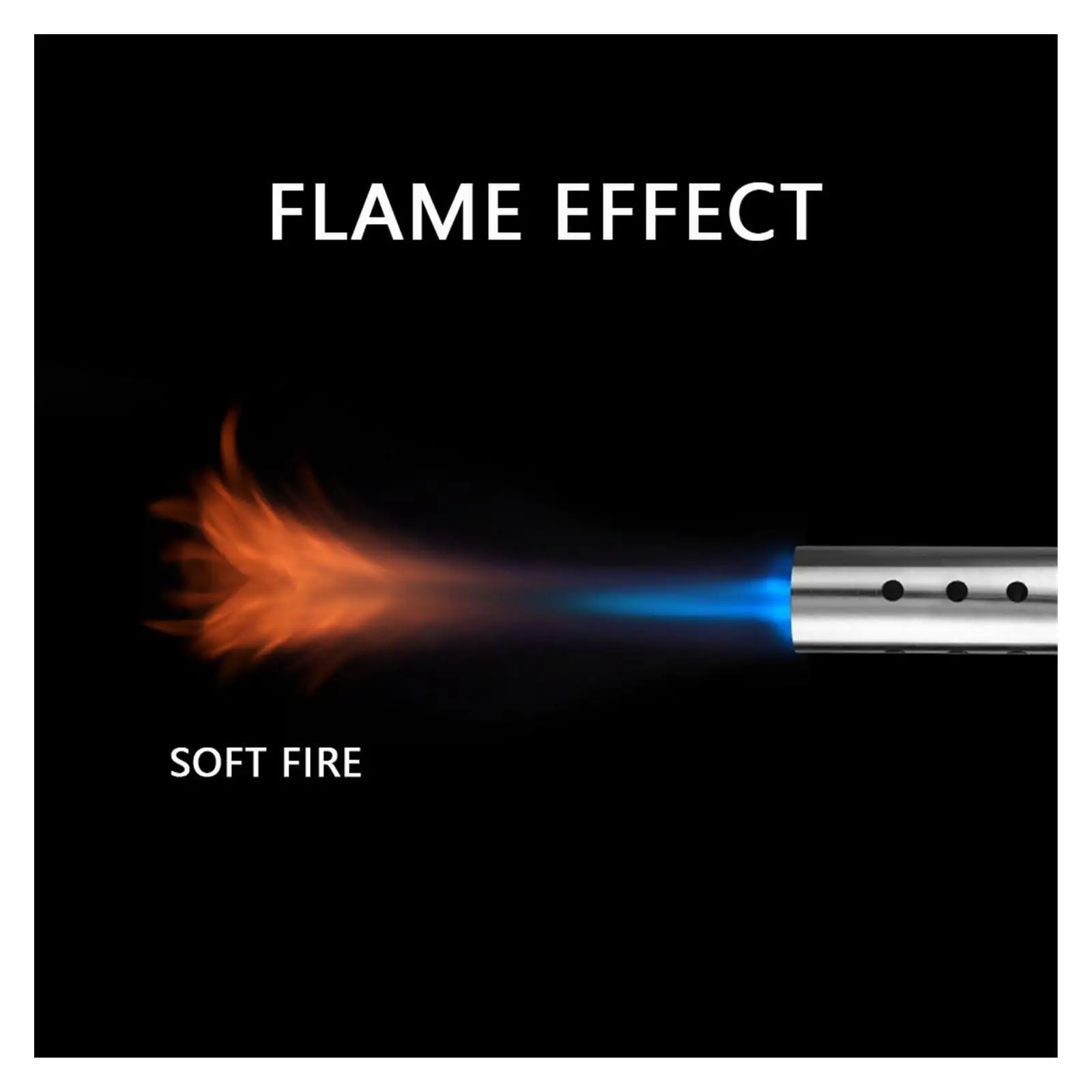 360 ° عكس قابل للتعديل لهب البيوتان الشعلة للمطبخ الطبخ الشواء واللحام - شعلة البروبان متعددة الاستخدامات للاستخدامات المختلفة #5