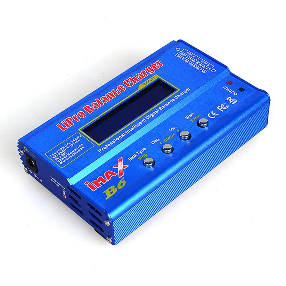 IMAX B6 Balance Charger Adapter AC/DC Digital Battery Pack Charger Discharge Power 5W 18V 6A for LiPo NiMH NiCd LiFe Pb Battery