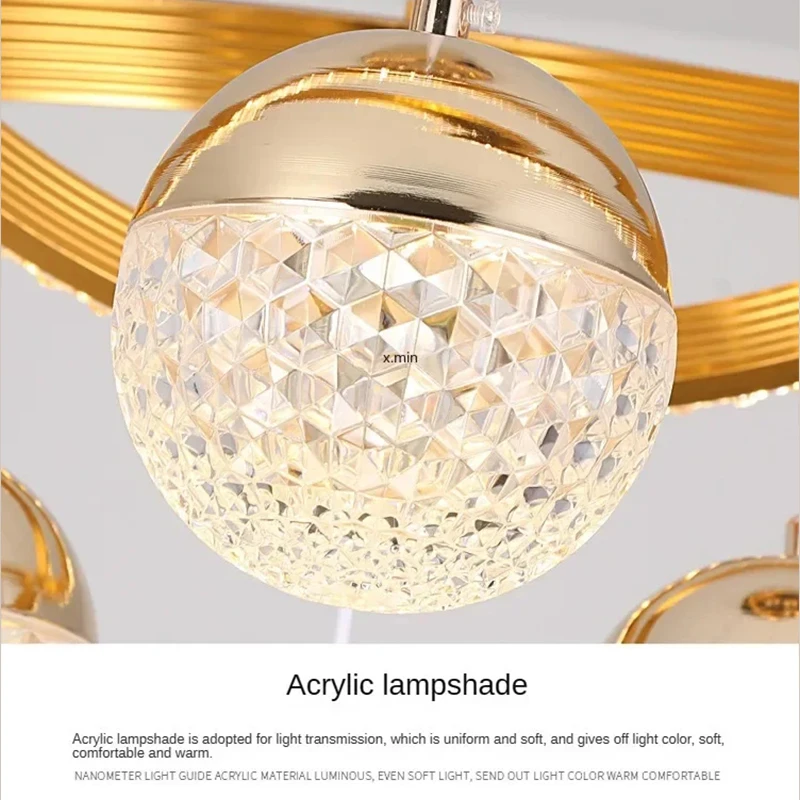 Imagem -05 - Lustre Moderno de Imitação de Cristal Acrílico Decoração de Casa Mesa de Jantar Luminária Pendente Quarto Iluminação Interna Luzes para Sala de Estar