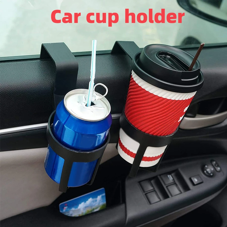 

2Pcs Portable Car Cup Holder Universal Window Drink Bottle Holder Stand Container Hook For Car Truck Interior Accessories Decor