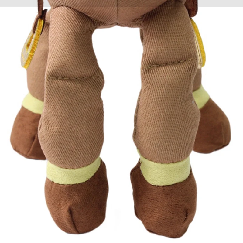 Neues 25cm großes, niedliches Pferd-Plüschtier für Erwachsene, Sheriff Bass Bullseye, Stofftier, Plüschpuppe, Überraschungsgeschenk zum Geburtstag, auf Lager. – Detail 8