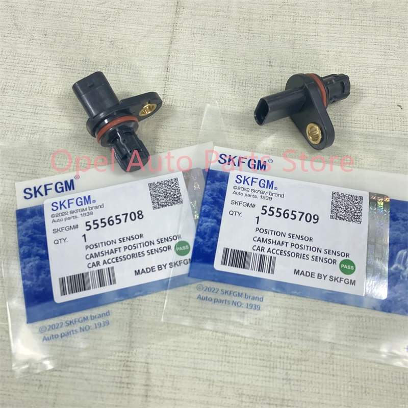 1 para oryginalny czujnik położenia wałka rozrządu dla Chevrolet Aveo Cruze Malibu Epica Sonic Pontiac Vauxhall 55565708 55565709
