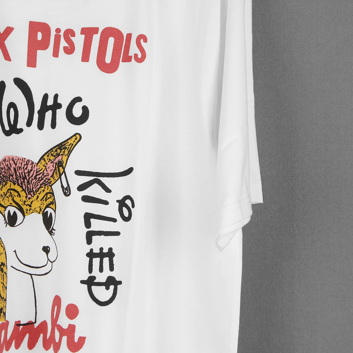 Sex Pistols T-Shirt Who Killed Bambi Punk Rock Band The Clash Ramones Men Women Summer Clothing Summer Cotton Tee