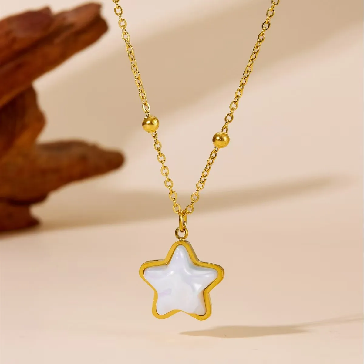 

Star Mermaid Hime Personality Extremely Simple Style Necklace Female Ins Internet Celebrity Collarbone Chain
