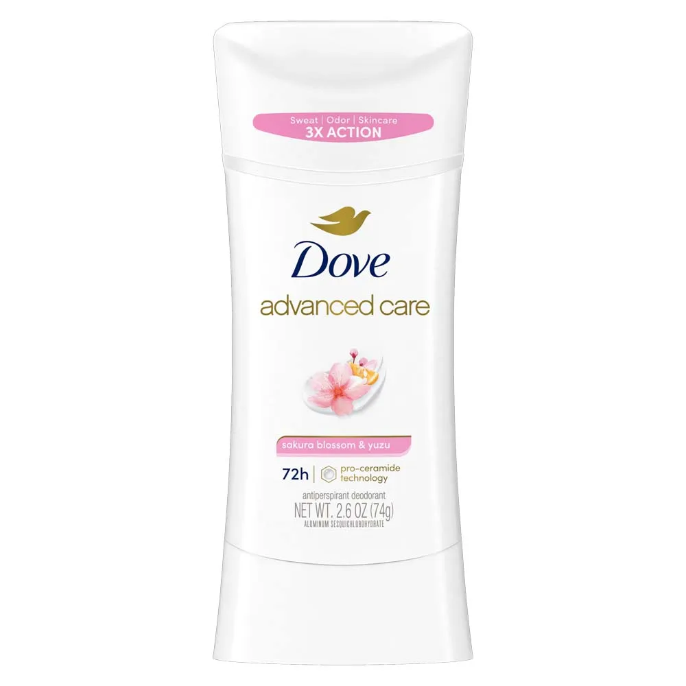 Dove Advanced Care Sakura Blossom & Yuzu 72H Deodorant 2.6oz