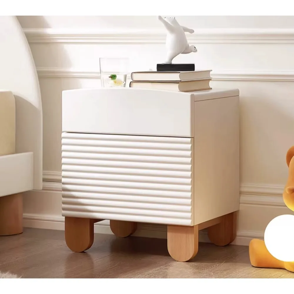 M5021 자작나무와 너도밤나무 어린이용 침대 협탁 소년용 침대 옆 테이블 소녀용 침대 옆 테이블