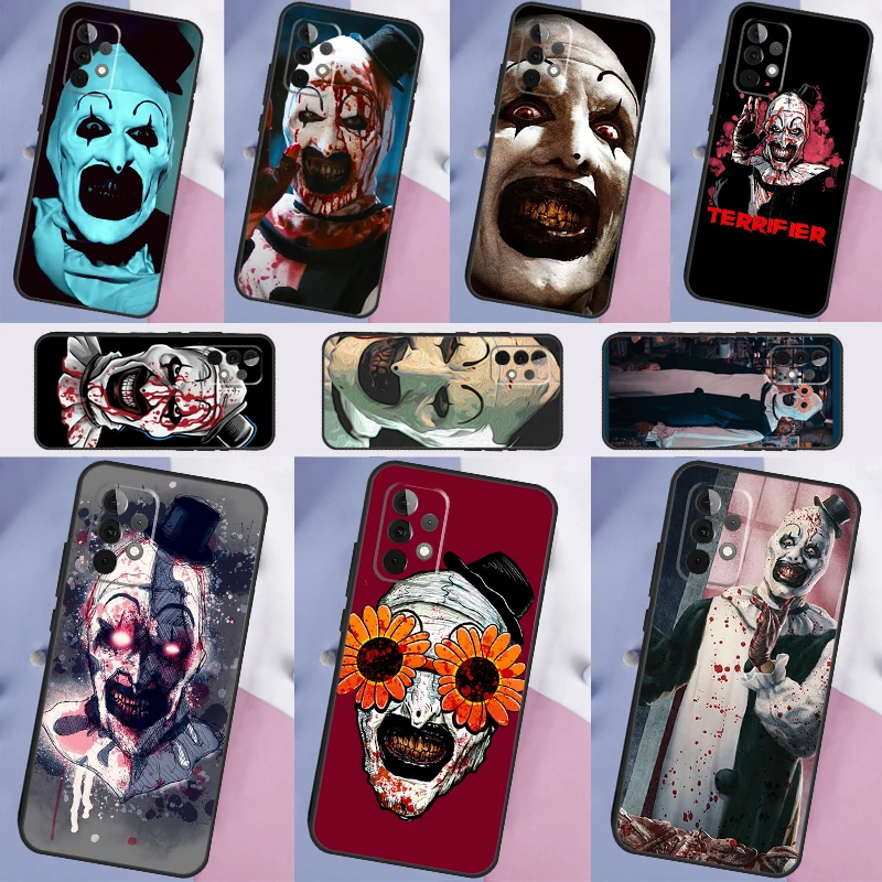 Horror Movie Terrifier Case For Samsung Galaxy A54 A34 A14 A51 A71 A13 A23 A33 A53 A73 A12 A22 A32 A52 Cover