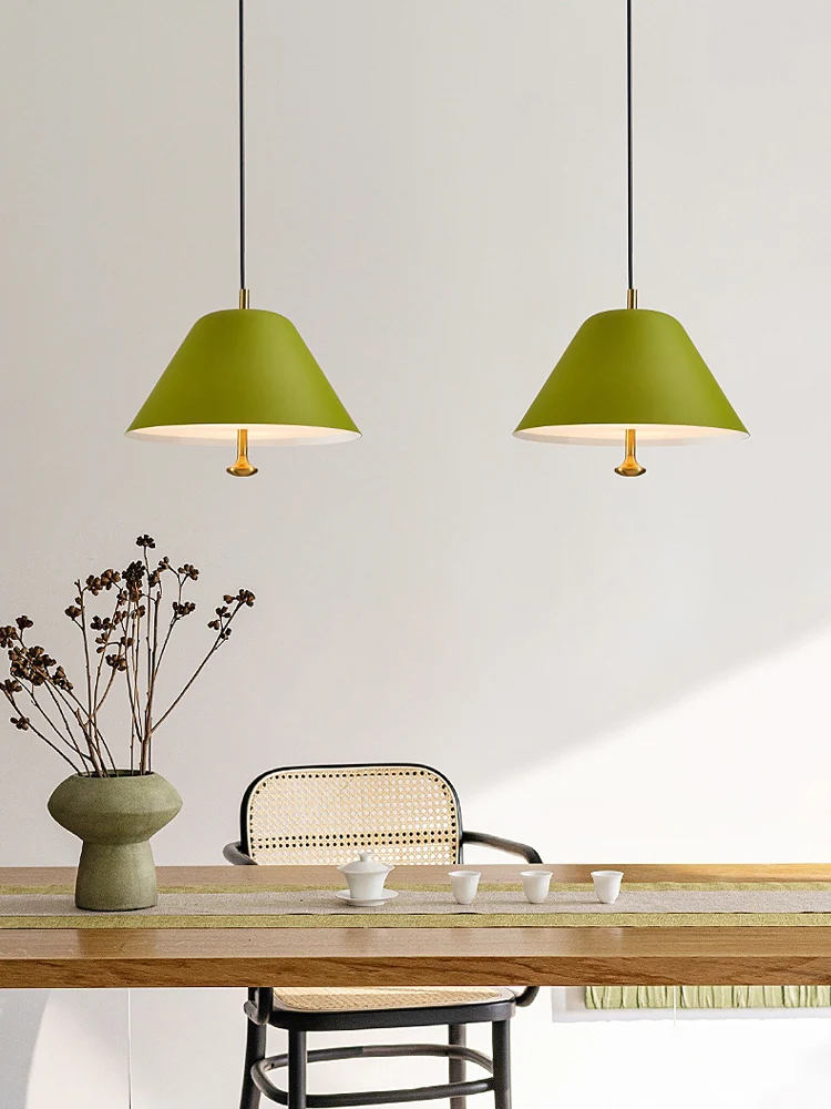 Japanese Wabi Sabi style restaurant chandelier bedroom headboard lighting designer niche Nordic cream style lighting