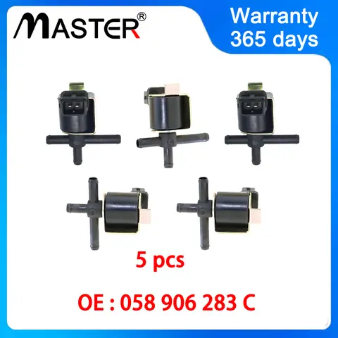 터보 부스트 제어 밸브 솔레노이드, 아우디 A3 A4 S6 S4 TT TTS 파사트 B5 골프 4 058 906 283 C용, N75, 06A906283E 058906283C