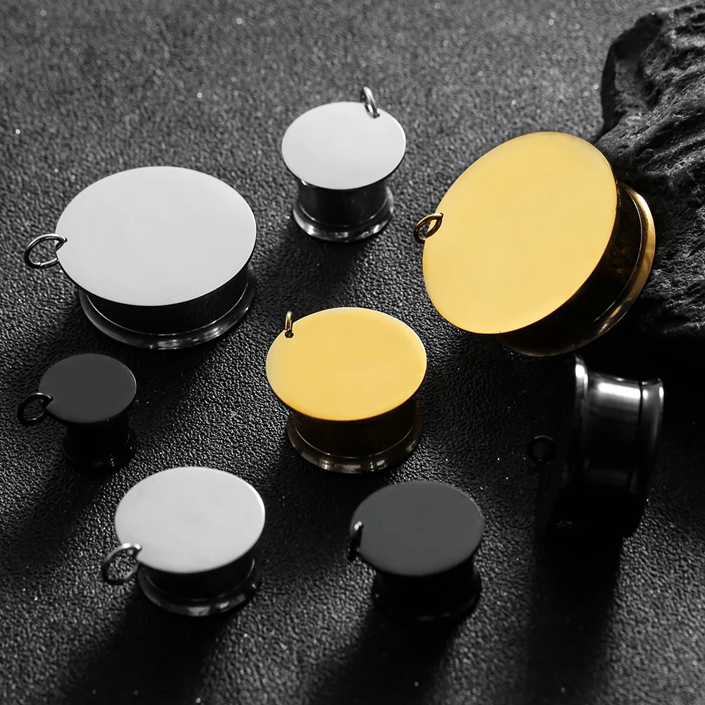 DIY Round Ear Gauges Expander, 2PCS Set