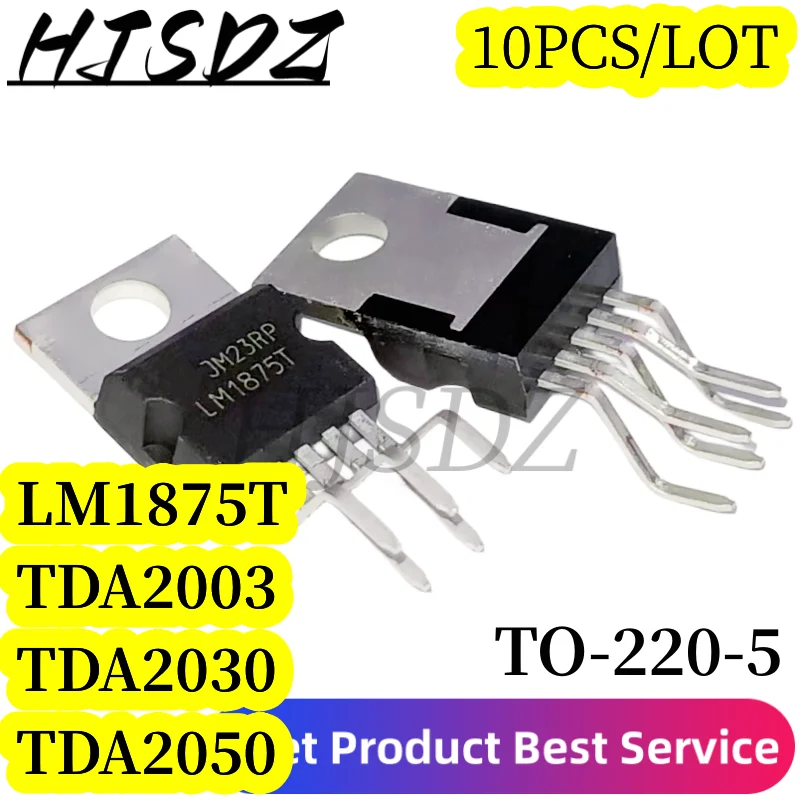 10PCS/LOT LM1875T LM1875 TO220-5 TDA2003 TDA2030 TDA2050 TO220-5  Audio plnuevo original