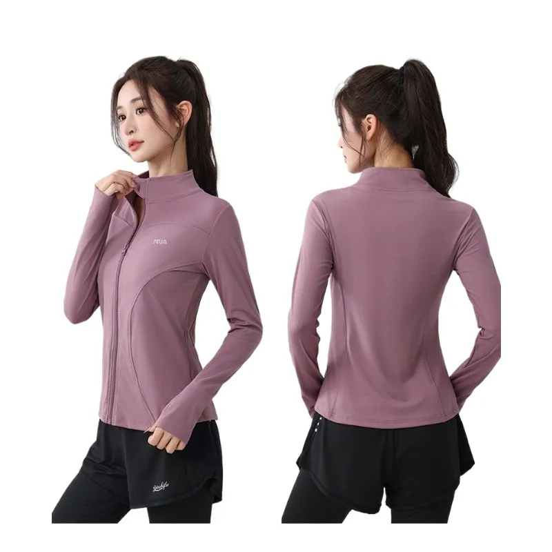 

Original Large Size Yoga Clothing, Loose Long Sleeve Suit Running Fitness Jacket, Cycling Suit Sports Top