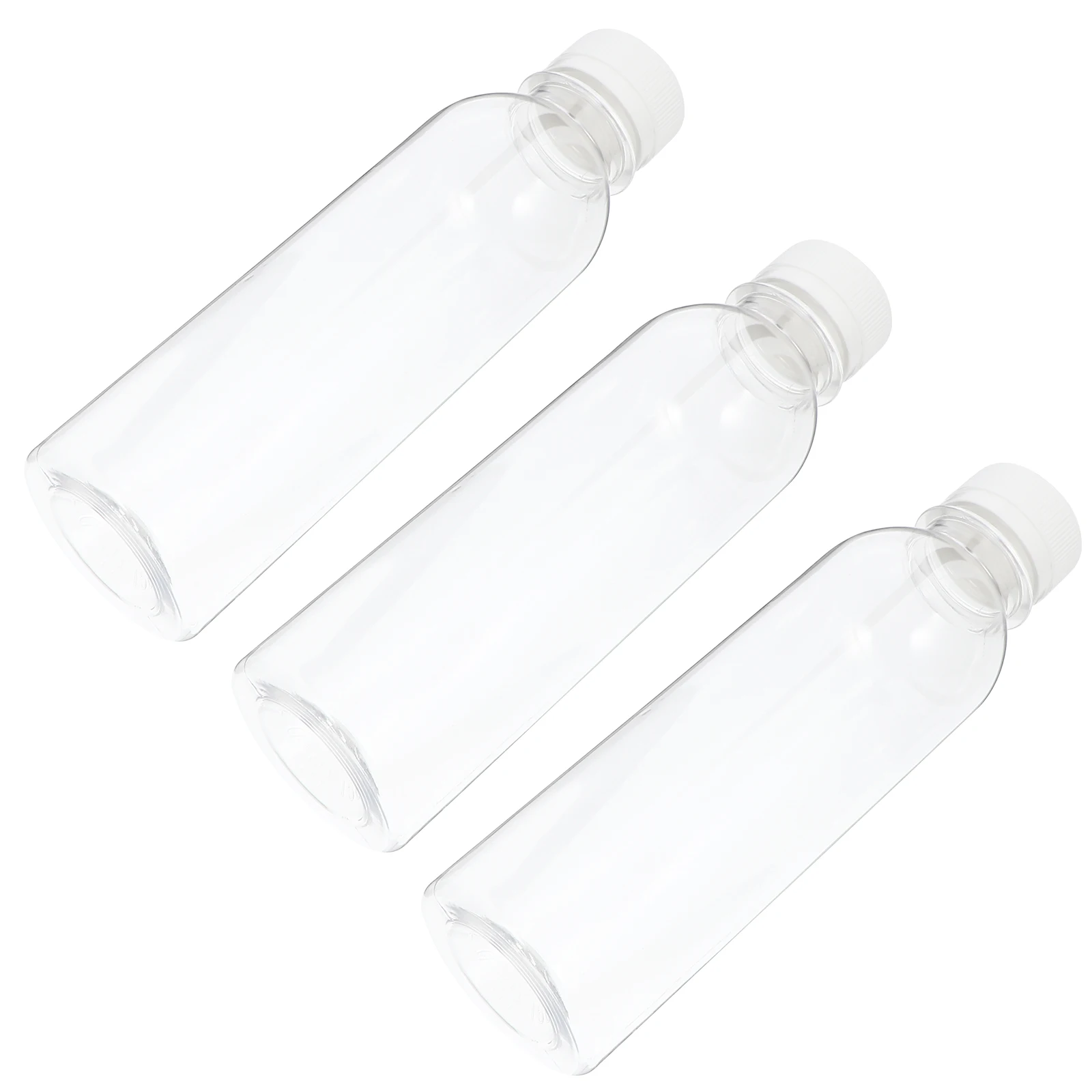 

Clear Thickened Plastic Bottle Reusable Drink Container High Temperature Resistant Juice Milk Storage Empty Beverage Dispenser