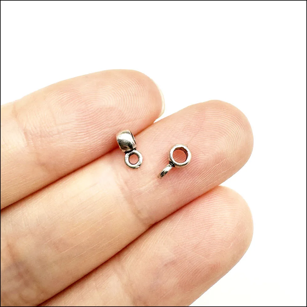 Tiny Bail Connectors for DIY Jewellery Making