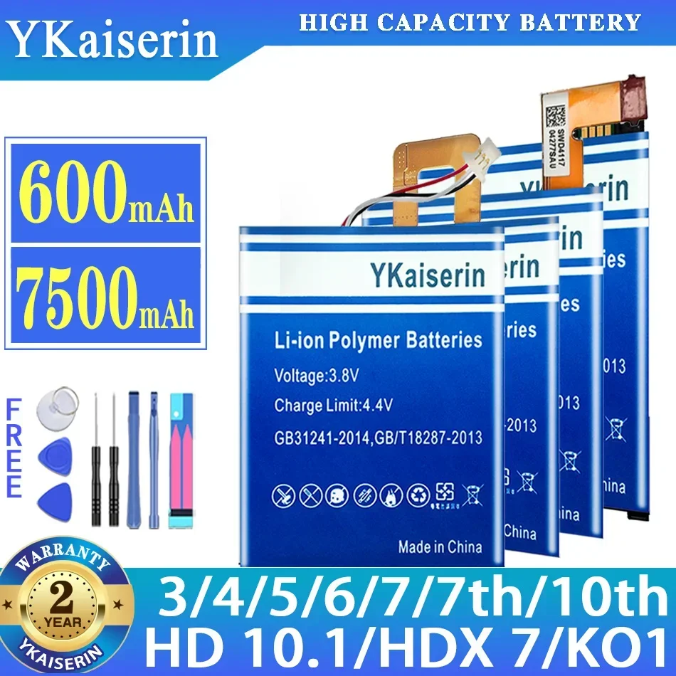 Battery For Amazon Kindle 4 3 7 7th 10th,Basic 10th Kindle4 Kindle3 Kindle7/KO1 Oasis 1,2/Fire HDX 7 HDX7 C9R6QM 10.1 8