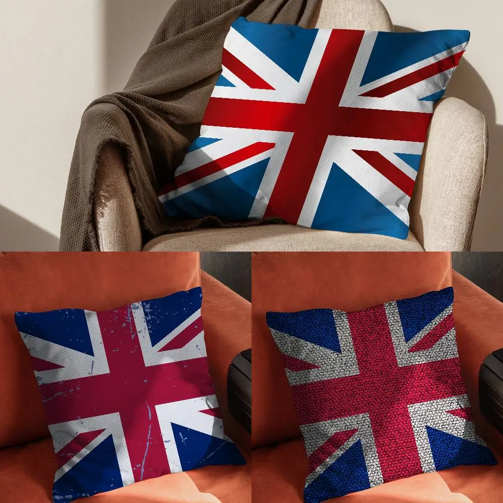 

Union Jack Flag Pillow Case Pillowcase For Car Pillows 60x60 Cushions Luxury Double Sided Cover Home And Decoration Sofa 30x30