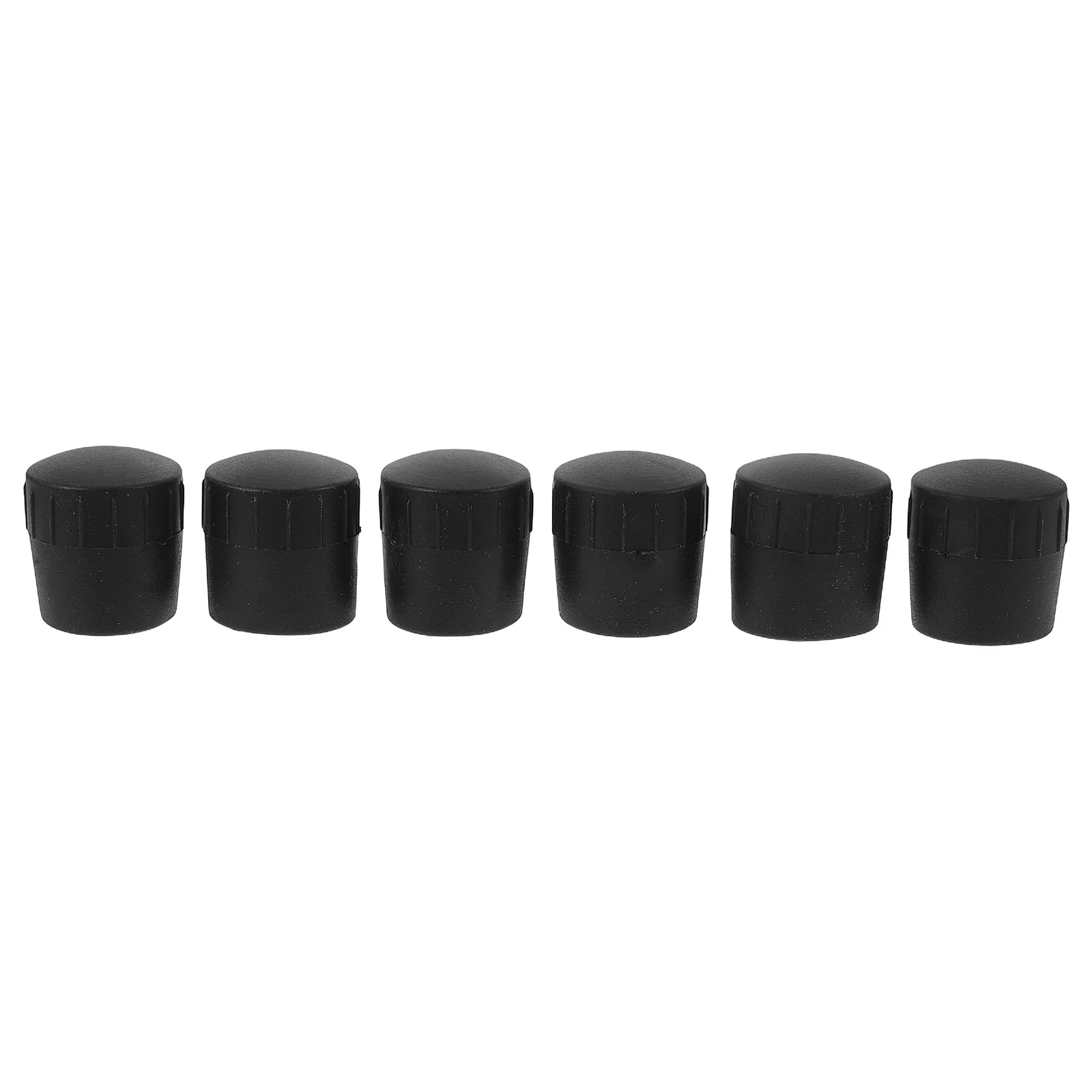 

6pcs Microphone Stand Foot Cap 25Mm Rubber Tip Instrument Accessories Anti-Slip Shockproof Base For Studio Stage Recording Dj