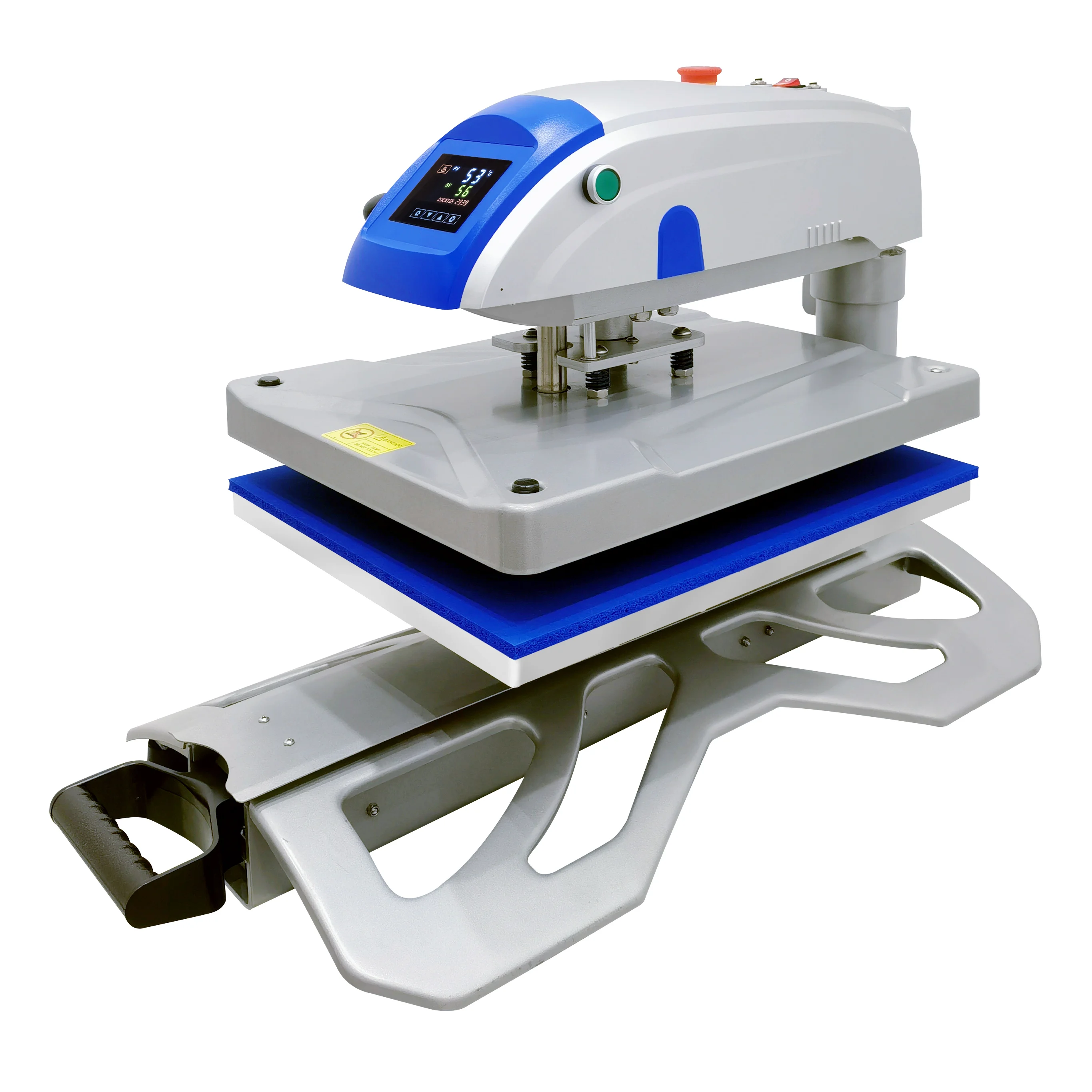 Atomatic Adjustable Pressure Sublimation Heat Press Machines Work with DTF Printing for T Shirt Clothes Transfer Printing