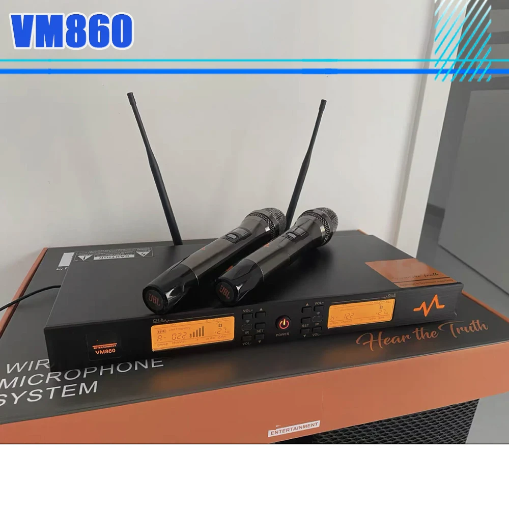 

For JBL VM860 FM wireless with independent lD lock HD receiver VM860 wireless two