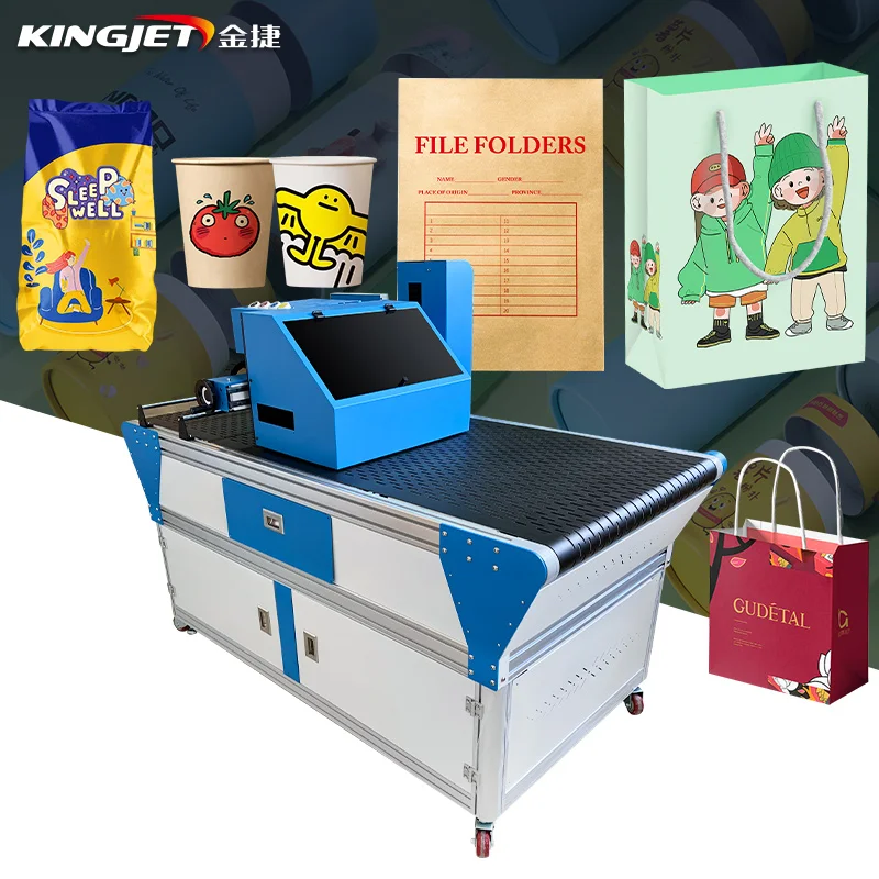 Digital One Pass Printing Machine Customized Pizza Box Printer Folded Paper Box Printing carton one pass printing machine