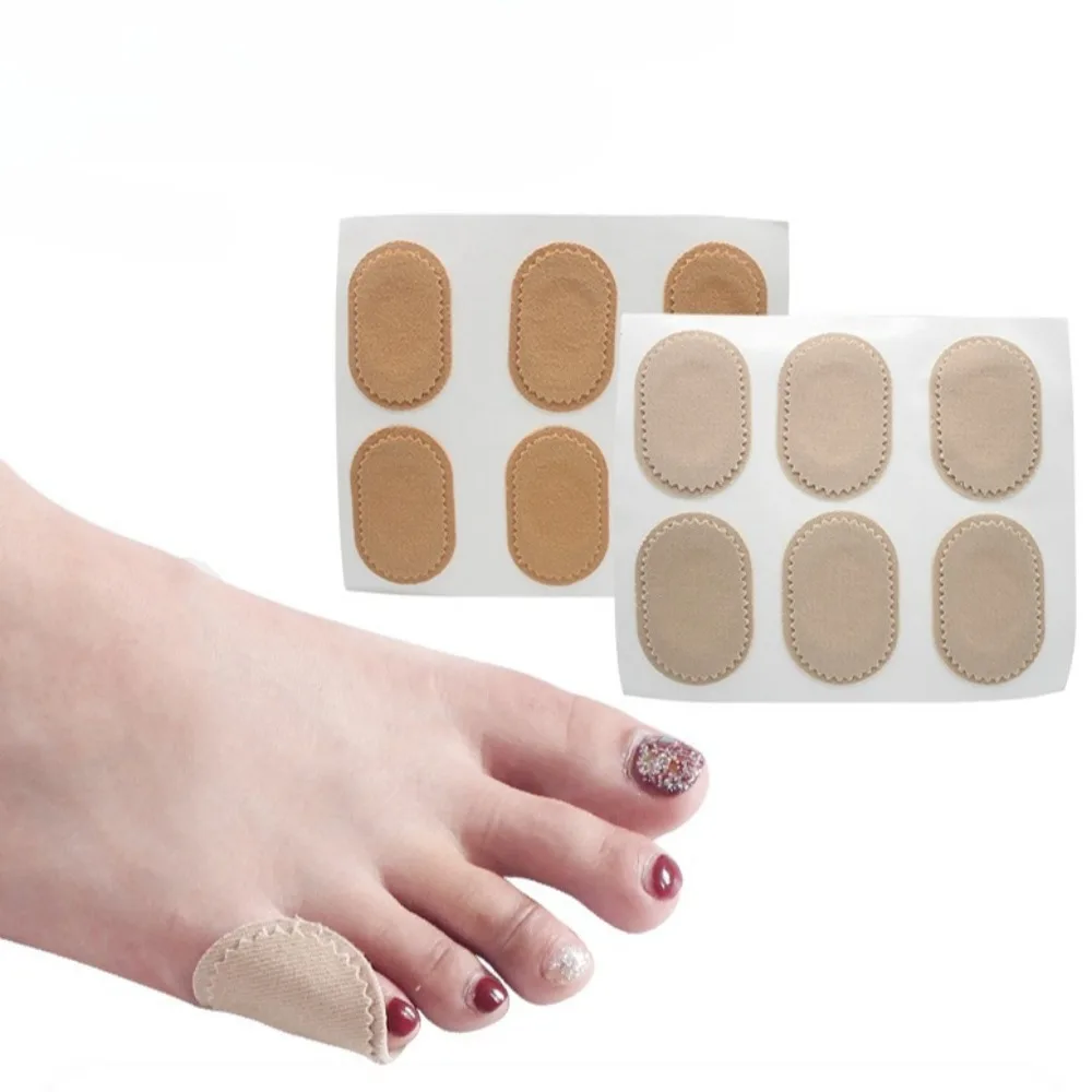 6pcs Anti Wear Pasting Toe Protector Chicken Eye Patch Invisible Patches Heel Protector Cushion Pad Toe Heel Protector Foot Care