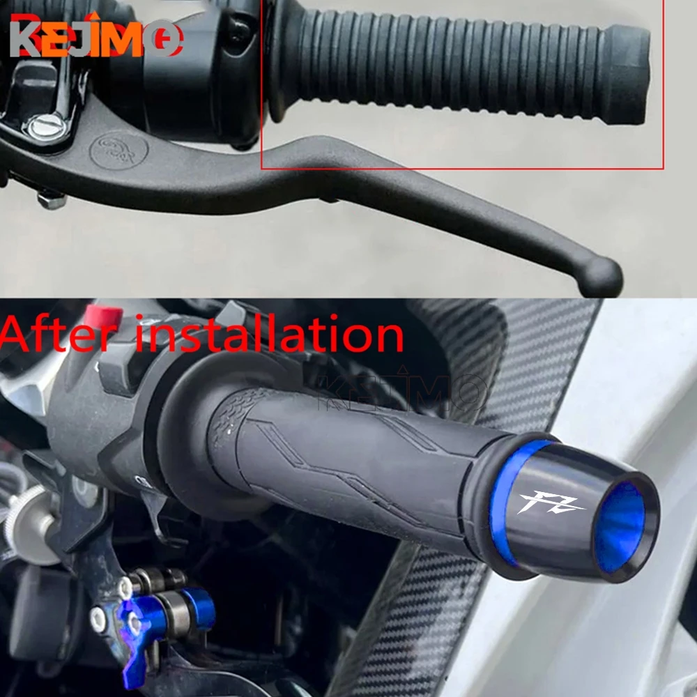المقود القبضات بار ينتهي غطاء التوصيل الشريحة لياماها FZ1 FZ6 S/N FAZER FZ8 FZ07 FZ09 FZ15 FZ25 FZ750 FZ600 FZ400R FZ700 دراجة نارية #5