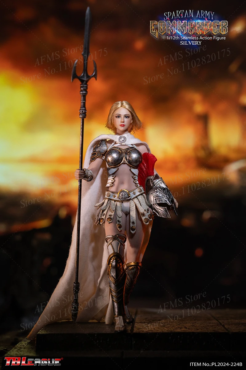 TBLeague PL2024-224 1/12 Scale Collectible Figure Spartan Army Commander Hero Warrior Full Set 6" Women Soldier Action Figure