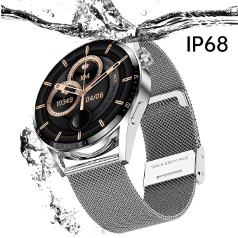 

For OPPO Find X5 Pro 1.5inch Larger Screen NFC Men Bluetooth Call Business Wristwatch Sport Tracker Wireless Charging Smartwatch