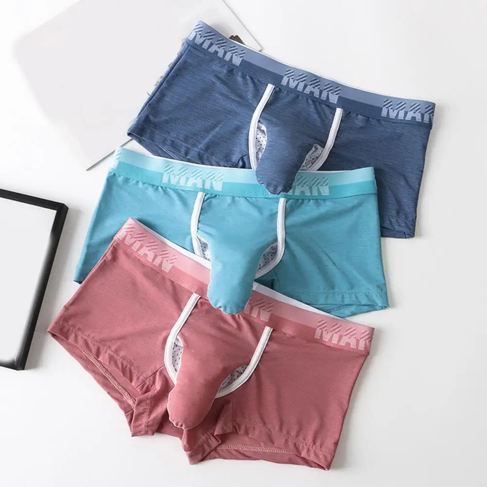 Longjiang Men Boxers Thin U Convex Sexy Comfortable Elephant Nose Men Underwear Elephant Nose Design Men Boxers Underpants
