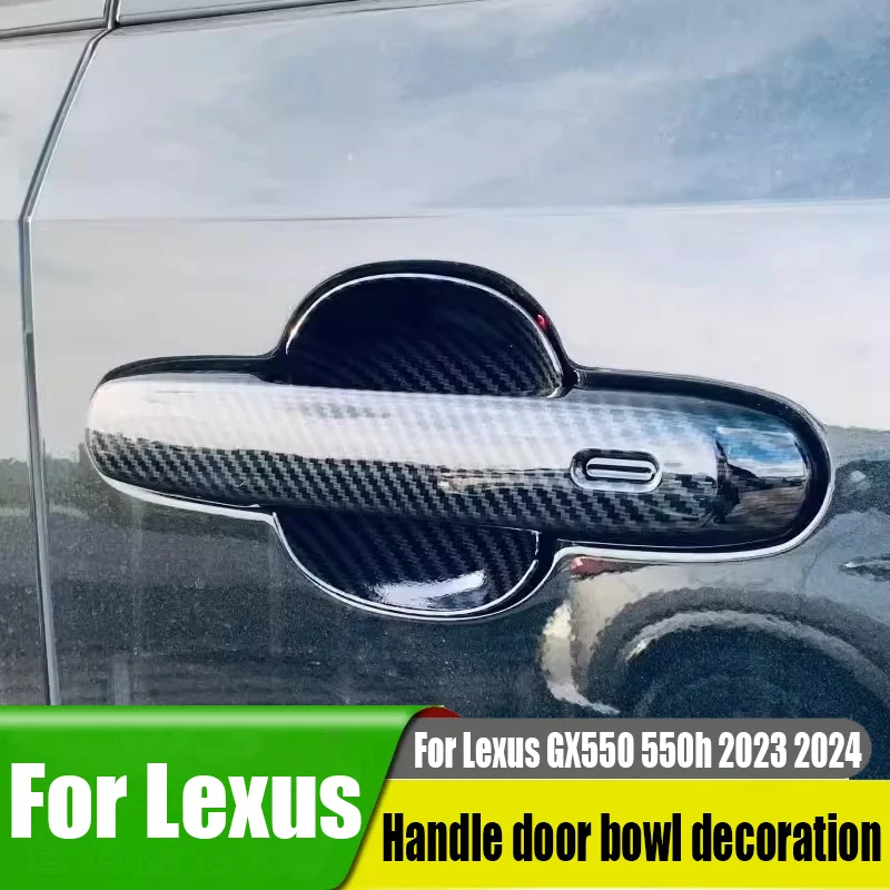 

Для Lexus GX550 550h 2023 2024 Модифицированная ручка дверная Чаша декоративные аксессуары автомобильные Внешние украшения изделия