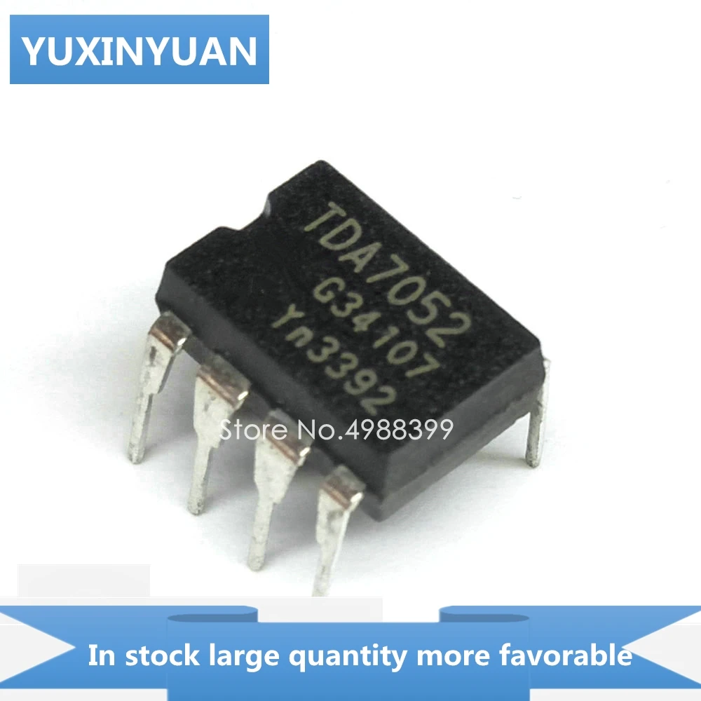 10PCS/LOT TDA7052 TDA 7052  A7052  DA7052 DIP8 in stock