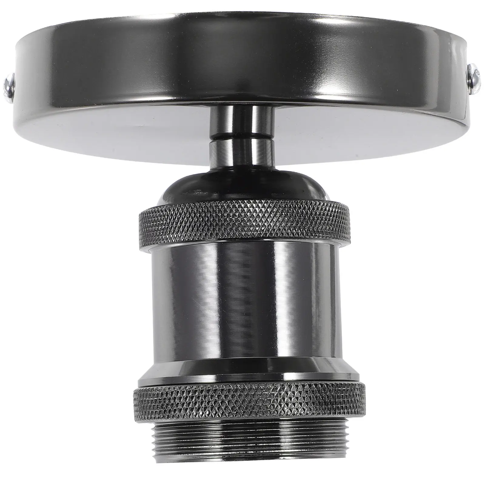 

Винтажный патрон E27 из нержавеющей стали, держатель для лампы, винтовой цоколь, адаптер для потолочного светильника, для самостоятельной сборки осветительных приборов