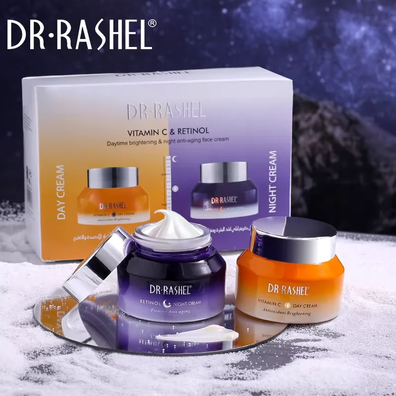 

DRRASHEL Vitamin C Retinol A Daytime Brightening Night Anti-Aging Face Cream